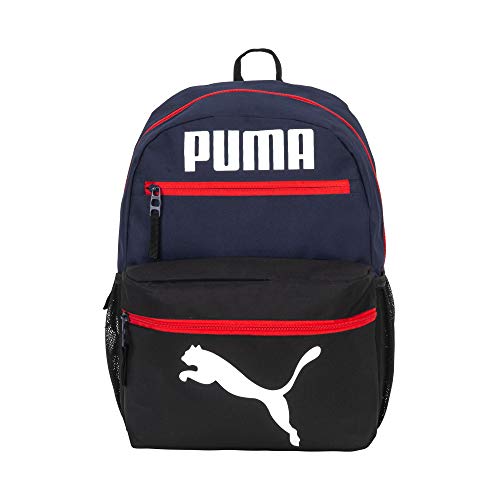 PUMA Meridian Backpack Mochila  azul marino  rojo y blanco  Youth Size Unisex niños