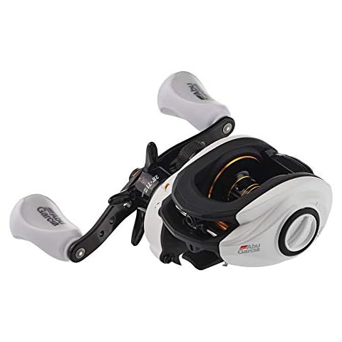 Abu Garcia Max Pro Low Profile Baitcast Reel, Size LP (1539728), 7 Stainless Steel Ball Bearings + 1 Roller Bearing, Synthetic Star Drag, Max of 15lb | 6.8kg, Multi Cover