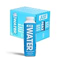 JUST Water, Premium Pure Still Spring Water in an Eco-Friendly BPA Free Plant-Based Bottle - Naturally Alkaline, High 8.0 pH - Fully Recyclable Boxed Carton, 16.9 Fl Oz (Pack of 12)
