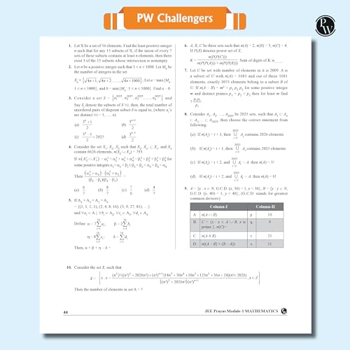 Image of PW Prayas For JEE Main & Advanced Droppers Physics, Chemistry and Mathematics Modules with Solutions Combo Set of 24 Books (2025 Edition) [Paperback] PW