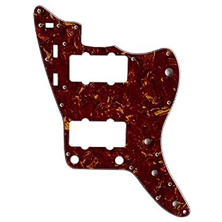 Pièces de guitare pour Fender US Jazzmaster Pickguard (tortue rouge 4 plis) - Les Beatles, Paul McCartney, John Lennon, RIngo Starr, George Harrison