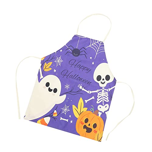 Tabliers de cuisine pour adultes lot de 4 anti-taches robustes motif Halloween