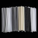 50 Stück ABS PP PVC PE Kunststoff Schweißstäbe für Stoßstangen-Reparatur und Kunststoffherstellung Werkzeuge 200 mm (PP schwarz)