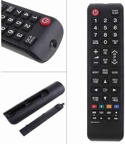 FOXRMT Univerzális Samsung TV Távirányító - Kompatibilis LED Smart TV Modellekkel AA59-00741A BN59-01175N BN59-01199F - 10m Hatótáv
