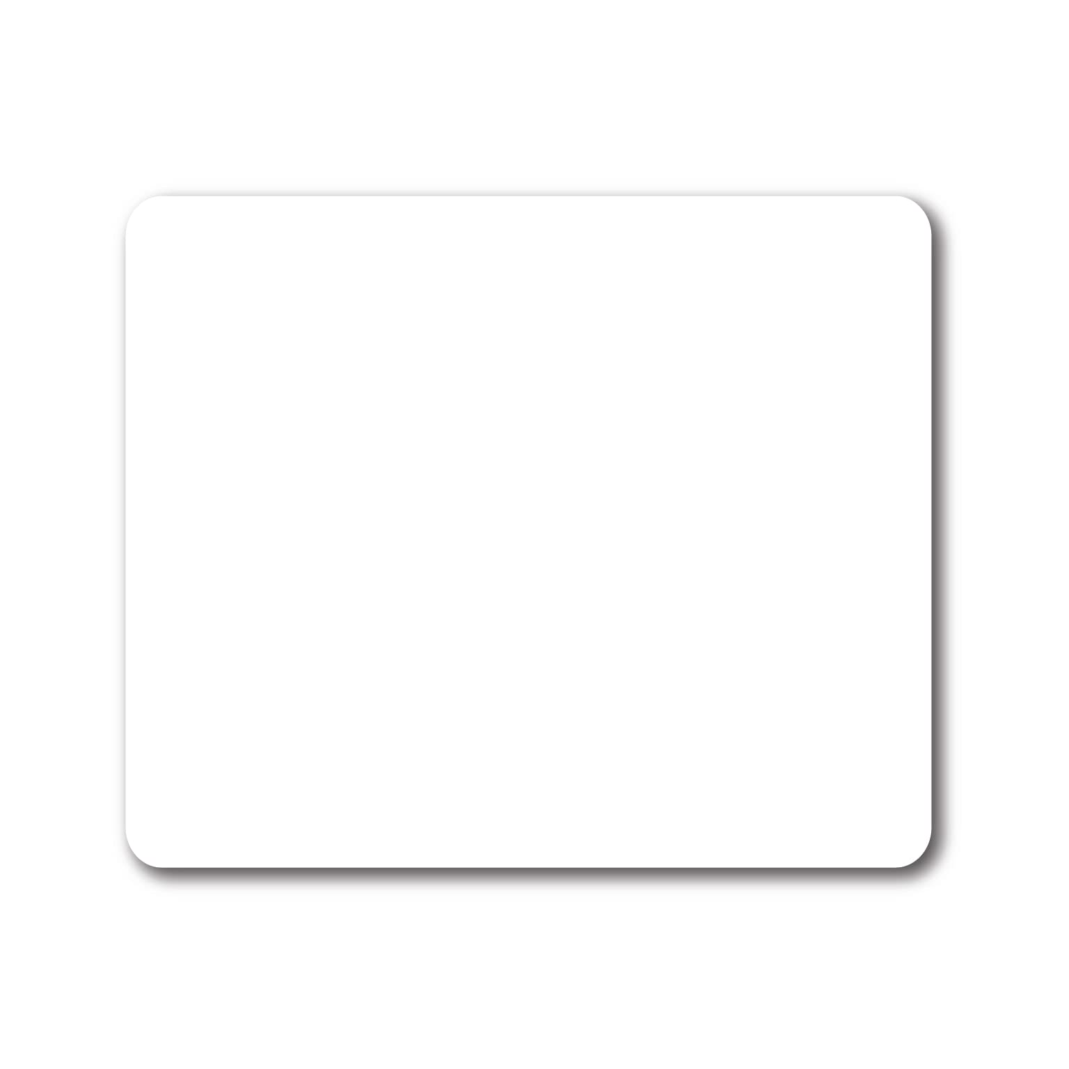 woopme® White Color Mouse Pad Anti Skid Designer Gaming Mouse Pad for Office Home Desktop Laptop Computer Accessories Kids Boys Girls (20 x 24 CMs)-image-1