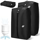 OYANIA 2PCS Bolsa de Compresion Viaje con 17L y 16 L,Airless Bag Reutilizable,Bolsas Empacar al Vacio Impermeable...
