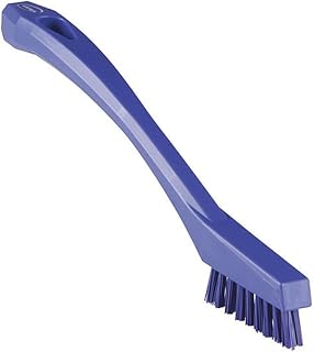 Vikan 44018 Brush,Detail,Stiff,9" x .5",PP/PBT,Purple