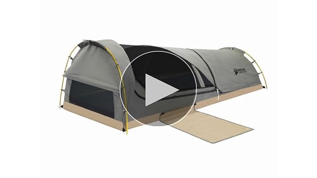 Amazon.com : KODIAK CANVAS 1-Person Canvas Swag Tent with Sleeping