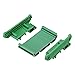 Tool parts DIN Rail Mount for Carrier for 45mm x 72mm PCB - Housing - Bracket - for Green