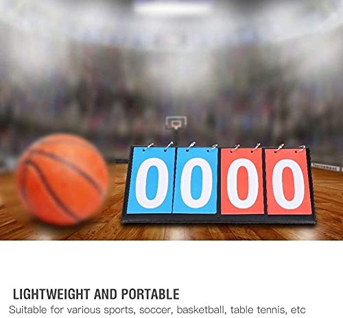 Marcador Flip para Fútbol y Baloncesto 4 Dígitos miniatura 3