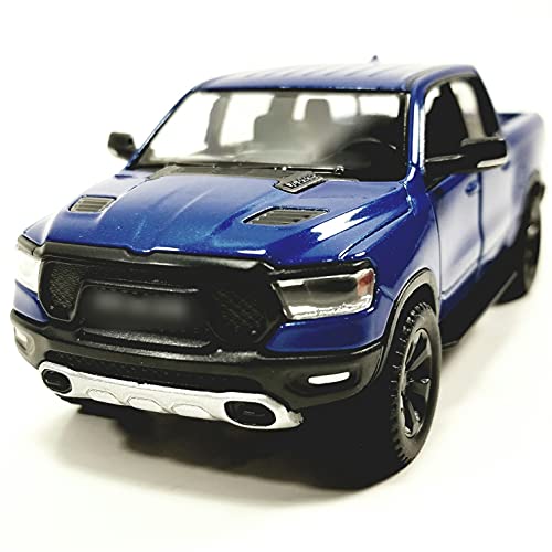 Kinsmart Dodge Ram 2019 Navy Blue 1500 Pickup Truck1/46 O Scale Diecast Truck