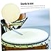 GOOHOCHY African Drum Skin Replacement Goat Leather Drum Head Percussion Accessory for Musical Instruments Lightweight Workmanship