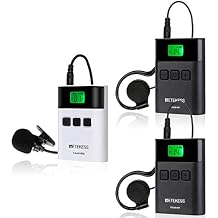 Retekess TT122 Church Translation System, Wireless Tour Guide System, One Key Mute, Crystal-Clear Reception, Assistive Listening Devices for Court Interpretation1 Transmitter 2 Receivers