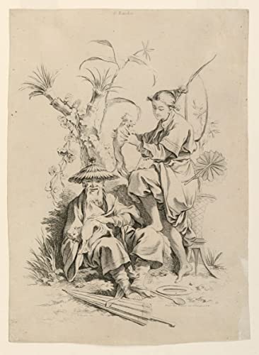 Tableau François Boucher Le Toucher pour un salon chic et élégant