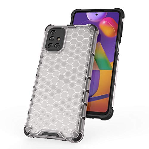 Image of Glasgow Back Case Cover Designed for Samsung Galaxy M31s - Transparent