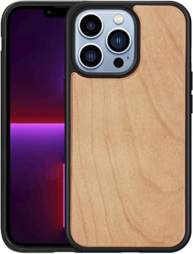 Étui en bois magnétique iPhone 14 idéal pour vos sorties et voyages quotidiens