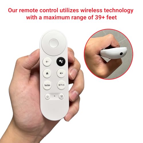 Télécommande pour Google Chromecast 4K G9N9N zappette rechange Google TV Streamer lot 2 - 7