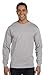 Hanes Long Sleeve Beefy T-Shirt - 5186, Light Steel, X-Large