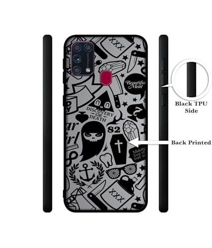 Image of Discover Or Death Design Premium 2D Printed Metal Back Case Cover for Samsung Galaxy M31 Prime / M31 / F41