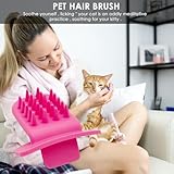 Katzenmassagegerät – Zoom Groom Katzenbürste | Zungenförmige Katzenbürste | Katzenbürste Haarausfall Fellpflege | Lecken Sie Ihre Katze wie eine Mama Katze zum Trösten | Katzenleckbürste für Katzen