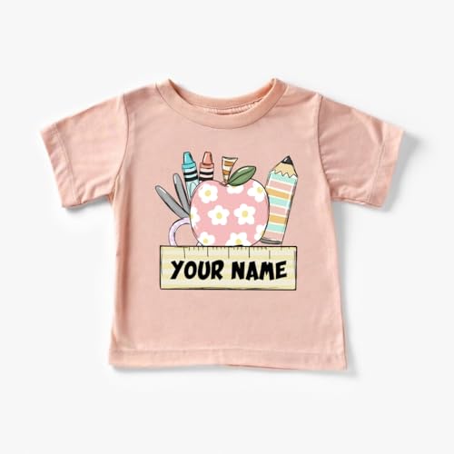 Customizable First Day of School Shirts for Kids - Unique Back to School Attire for Boys and Girls - Perfect Kindergarten and Preschool Outfits - Image 4