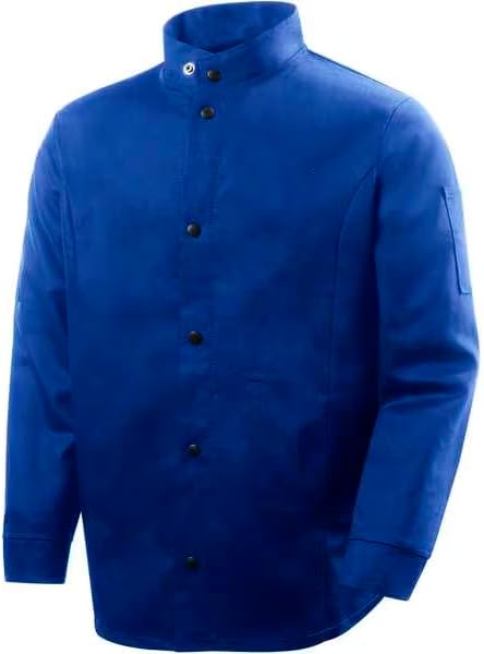 Welding Jacket, 30", Blue, 2XL, 9FR, Mfr: 1150-2X-A