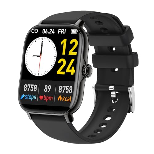 NNOOSS Smartwatch (Answer/Dial) Latest 1.91 inch Fitness Tracker, Heart Rate/Sleep Monitor, 100+ Sport Modes Smartwatch Activity Logger, Waterproof Women Men Fitness Watch for Android iOS