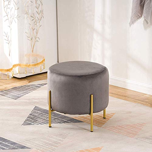 Tabouret Rond pour Chambre pour Créer un Coin Déco Relaxant