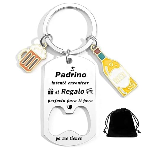 QTQTLP Regalo Padrino Llavero Regalo Padrino Cumpleaños Llavero Padrino Original Regalo Padrino Personalizado (3)