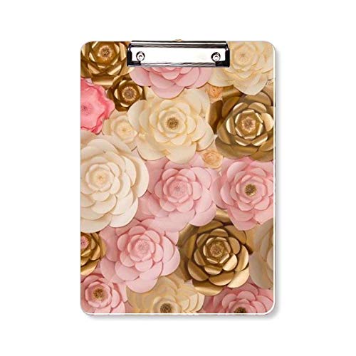 Porte-bloc A4 fleuri pour organiser vos notes de bureau et réunions