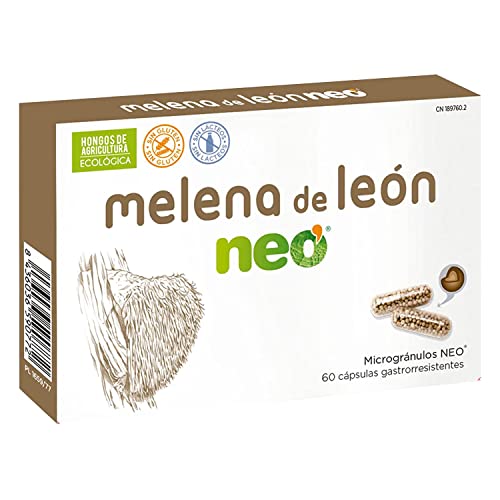 Mico NEO | Melena de León | Mejora el Bienestar Digestivo| Hongos de Agricultura Ecológica | Apto...