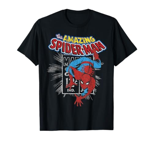 Marvel The Amazing Spider-Man Vintage Comic Poster T-Shirt