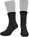281Z Hiking Warm Liners Boot Socks - Military Tactical Outdoor Sport - Polartec Fleece Winter Socks (Large, Black)
