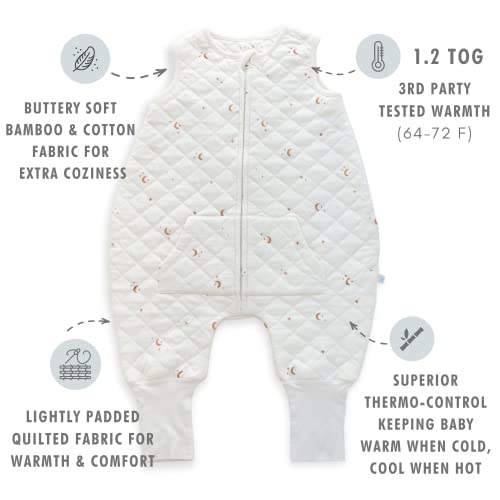 Tealbee Dreamsuit: Baby & Toddler Wearable Blanket - Sleeping Sacks For Toddlers & Babies - Keep Warm With 1.2 Tog Sleep Bag With Feet - Softest Toddler Sleep Suit For Walkers (3T-4T, Xxlarge) #TOP1