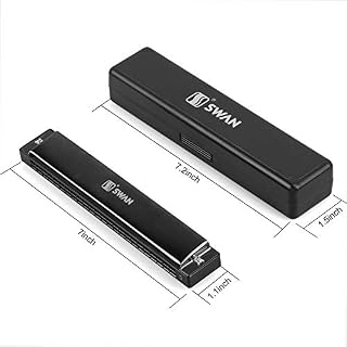 Harmonica Blues en Do Chromatique Orgue Majeur Diatonique avec 24 trous Harp Orgue à bouche avec étui pour Folk Jazz Pop… - Les Beatles, Paul McCartney, John Lennon, RIngo Starr, George Harrison Harmonica Blues en Do Chromatique Orgue Majeur Diatonique avec 24 trous Harp Orgue à bouche avec étui pour Folk Jazz Pop… – Image 4
