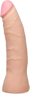 Doc Johnson Vac-U-Lock - 7 Inch Thin Dong - ULTRASKYN - F-Machine and Harness Compatible Dildo - Vanilla