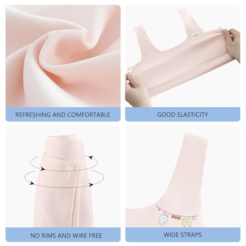 Girls Training Bra Teen Bras Big Kids Sports Bra 8-10 10-12 12-14 14-16 Years Old Breathable Mesh Design4