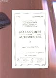  CATALOGUE D\'ACCESSOIRES POUR AUTOMOBILES - TARIF CONFIDENTIEL - N°240 - 1er OCTOBRE 1931.