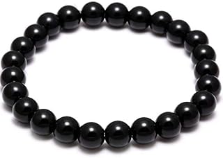 Black Tourmaline Bracelet Balance Scalar Energy for Home Office Unisex
