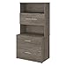Bush Business Furniture 2 Drawer Lateral File Cabinet with Hutch