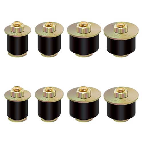 Japtend 8pcs Expandable Freeze Rubber Plugs, 4 Sizes Automotive Rubber Freeze Frost Expansion Plugs Fit Hole 3/4" 7/8" 1" 1-1/8" (19mm - 31mm)