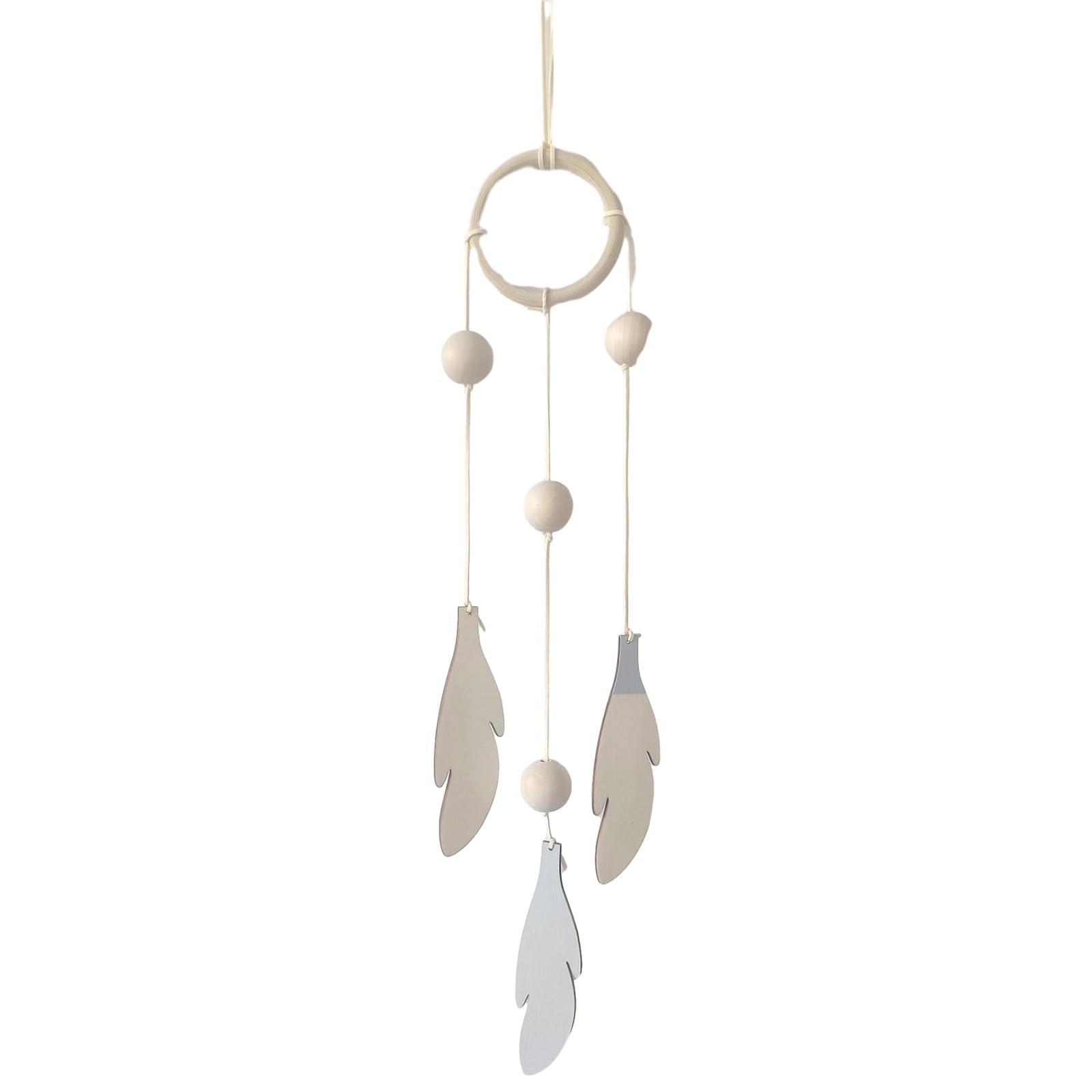 Carotoe Girls Grey Wood Feather Ornament Pendant Bunting Party Decoration For All Gatherings Lovely Addition To Dorm Photo Props Decorations For Party