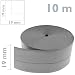 PrimeMatik - Rodapié Flexible Autoadhesivo 19 x 19 mm. Longitud 10 m...