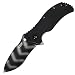 Zero Tolerance 0350TS; Folding Pocket Knife; 3.25 in. S30V Stainless Steel Blade with Tiger-Stripe Tungsten DLC Coating, G-10 Handle, SpeedSafe Assisted Opening and Quad-Mount Pocketclip; 6.2 OZ.