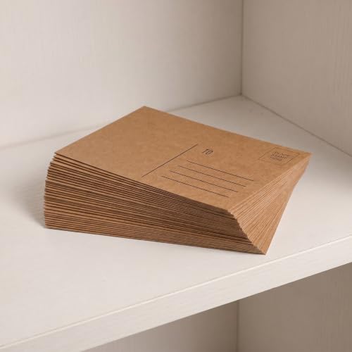 Cartes postales vierges kraft 10x15 Kisangel pour anniversaire