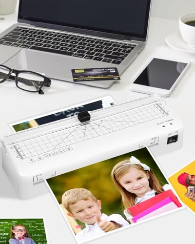 Thermolaminierfolien, 50er-Pack Laminierfolien für A4, A5, A6, 160 Mikron (2 x 80 Mikron), abgerundete Ecken, Laminierfolien in verschiedenen Größen für die Verwendung in der Schule oder im Büro