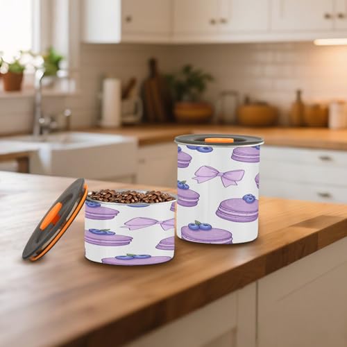 Envase para café hermético de acero inoxidable 900 ml miniatura 7