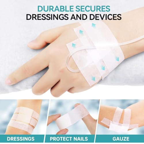 image for Dimora Paper Medical Tape 16 Rolls- Hypoallergenic White Surgical Tape