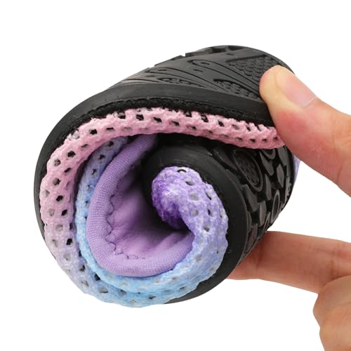 JIASUQI Kids Boys and Girls Summer Athletic Water Shoes Aqua Socks for Beach Swimming Pool 5