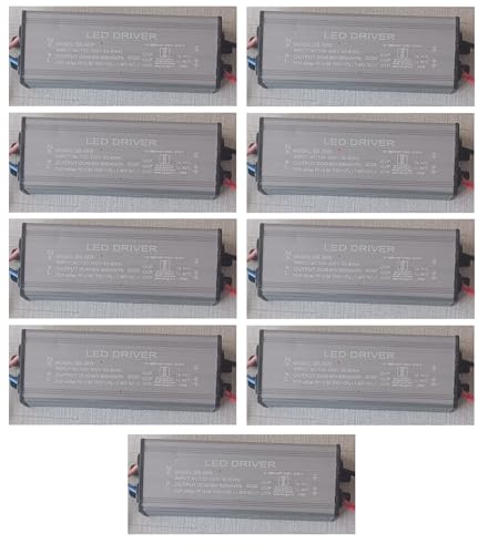 Image of 9 Quantity, 36watt 600mA LED Driver, Input: AC 230V, Output DC 40 To 60V, For Street Flood Light Repairing, BIS Approved, IP65 Waterproof (Pack of 9)